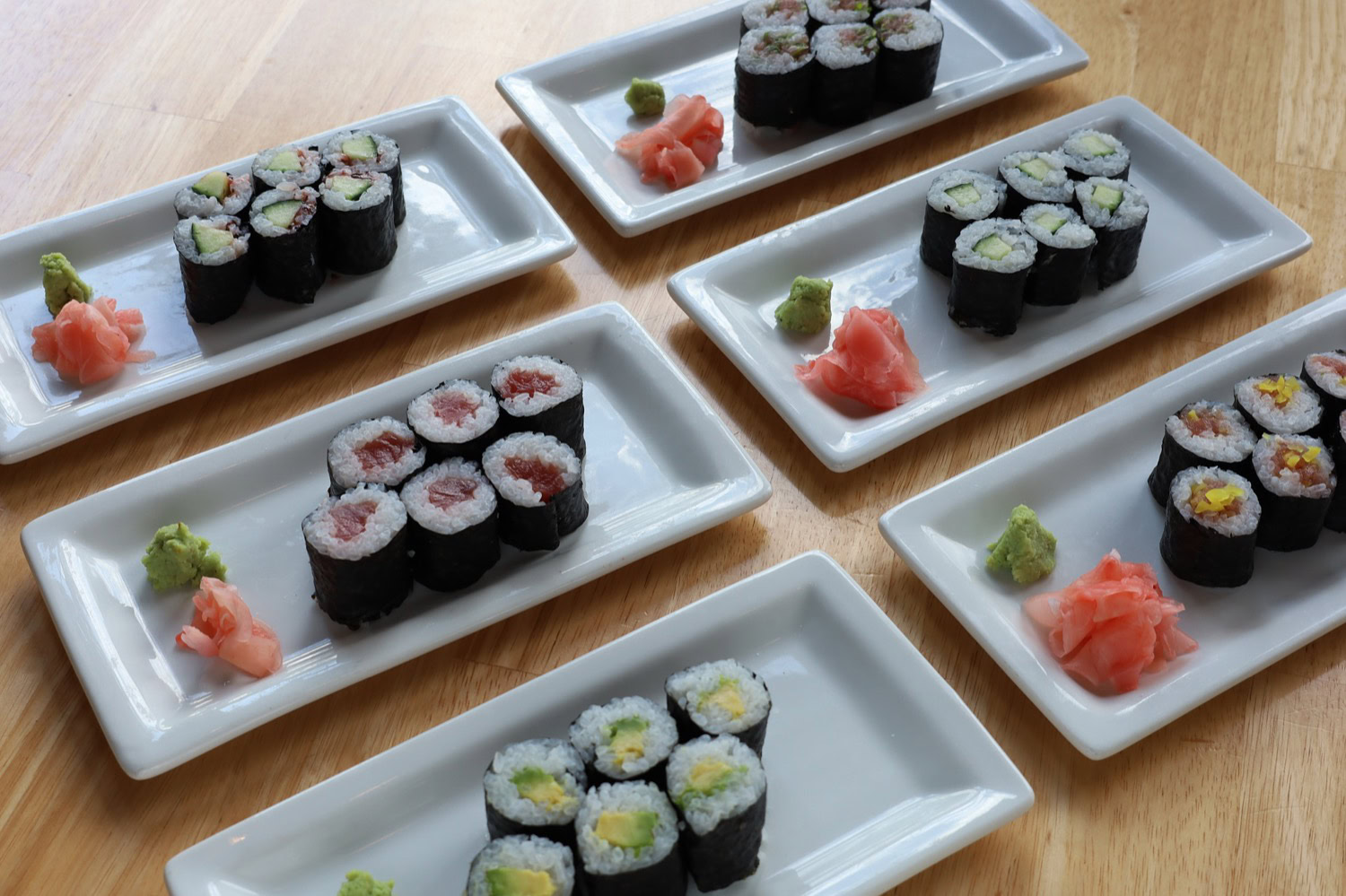Tajima-Ramen-Hosomaki-Rolls-Variety-Kihei
